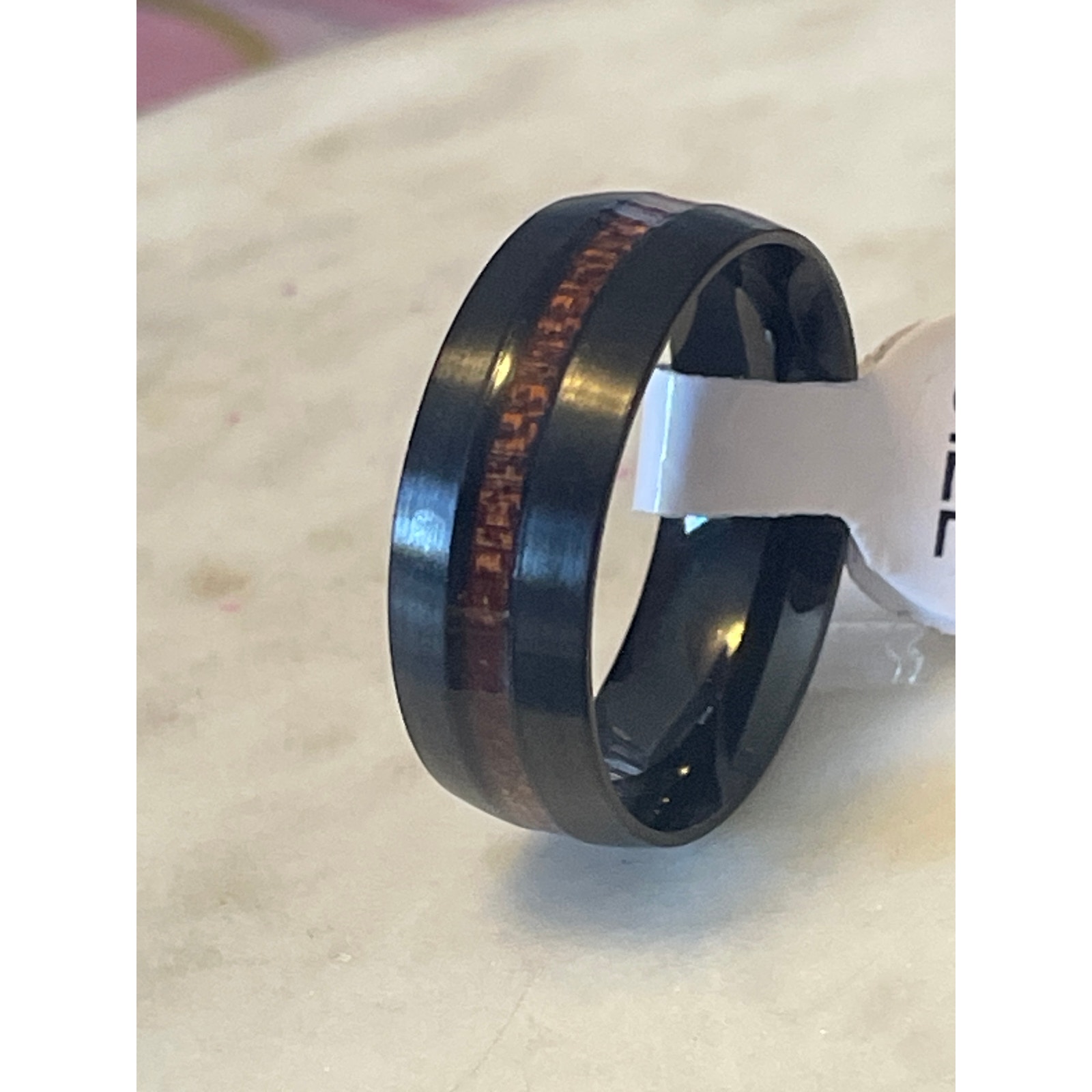 Mens Stainless Steel Wedding Band Style Ring 8